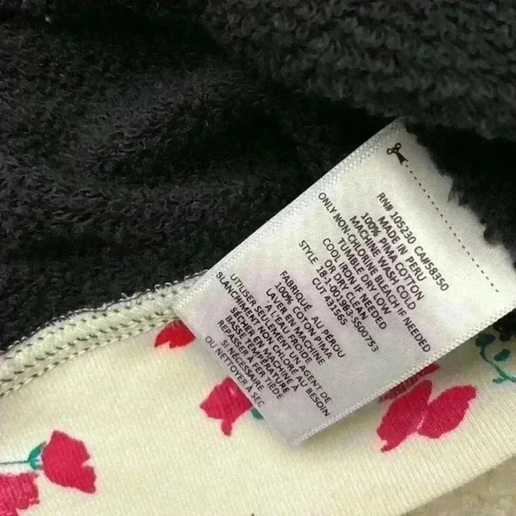 Joie Caleigh Floral Cropped Sweatshirt - Picture 5 of 6